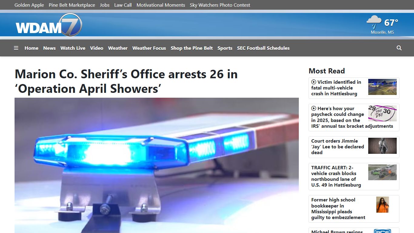 Marion Co. Sheriff’s Office arrests 26 in ‘Operation April Showers’